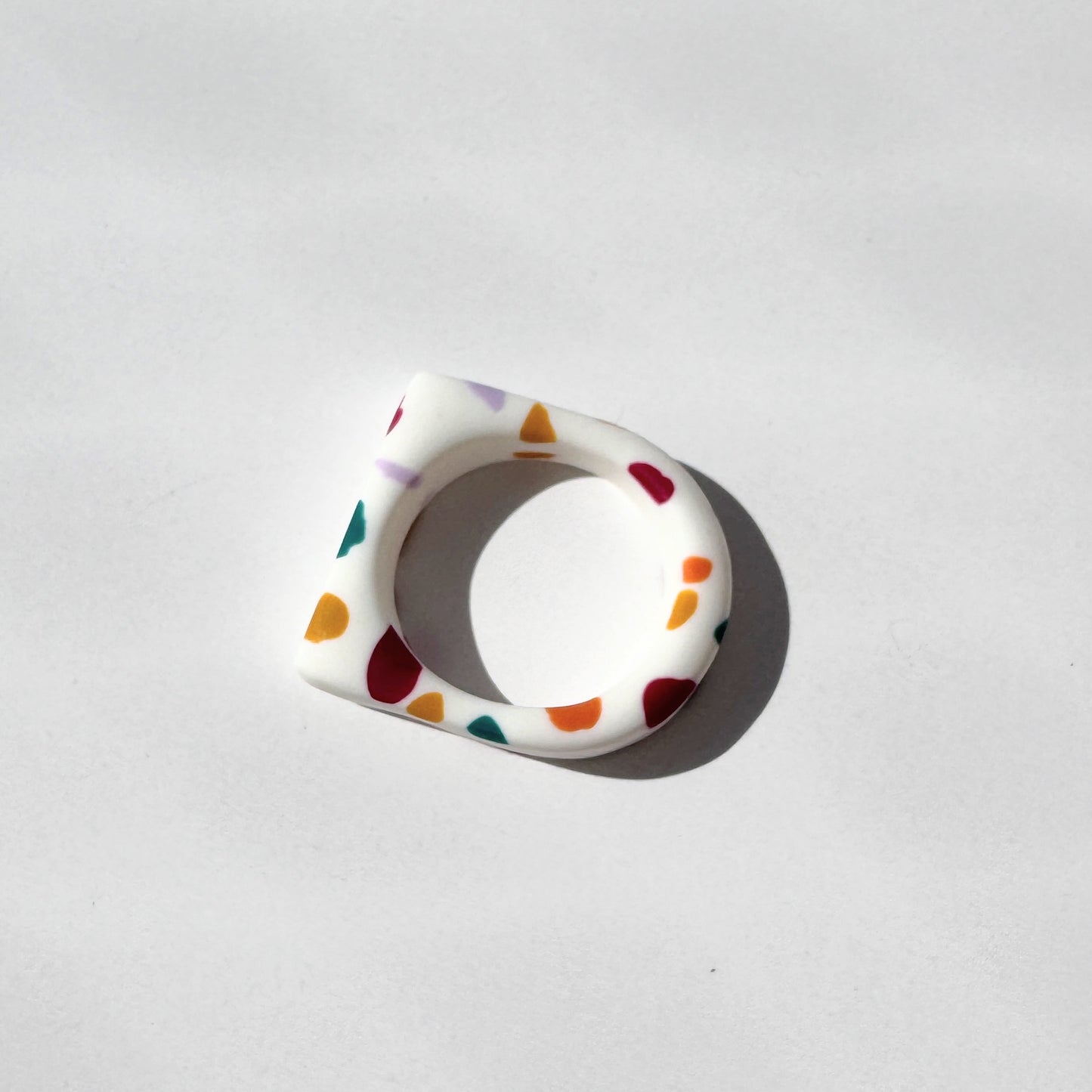 Anillo Recto Terrazo