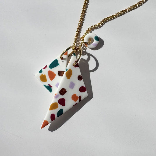 Collar Claras Terrazo